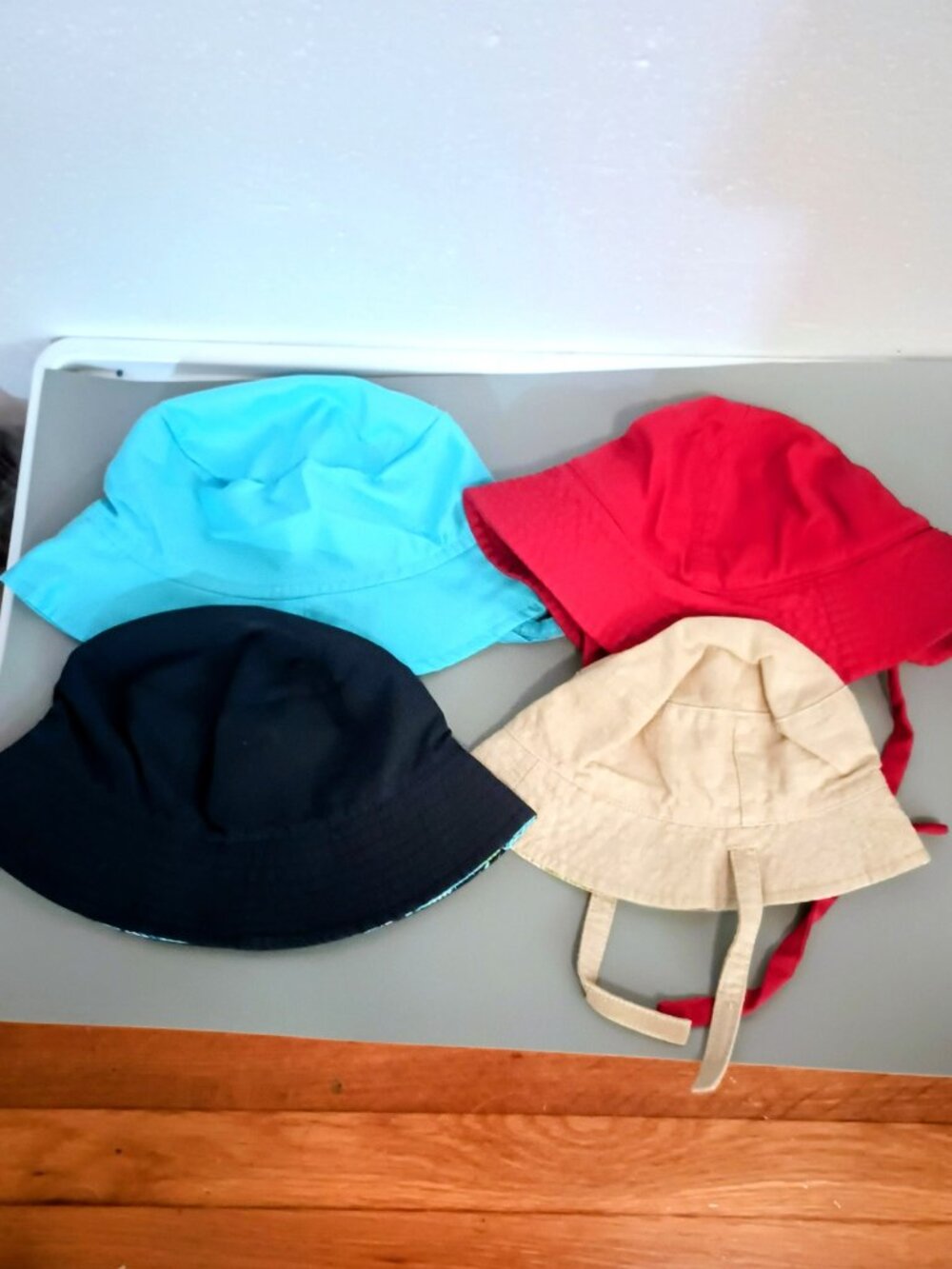4 Baby Children's Hats 3m-3T Different Colors & Designs
